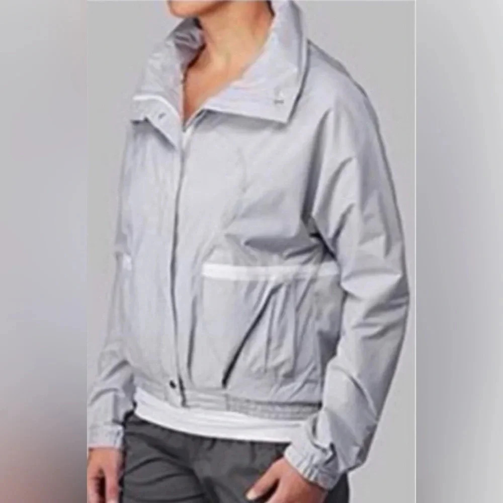 Lululemon Devi full zipper lng sleeve outerwear light long sleeve crop jacket 4